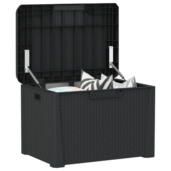 Garden Storage Box Anthracite 125 L Pp Storage Deck Boxes
