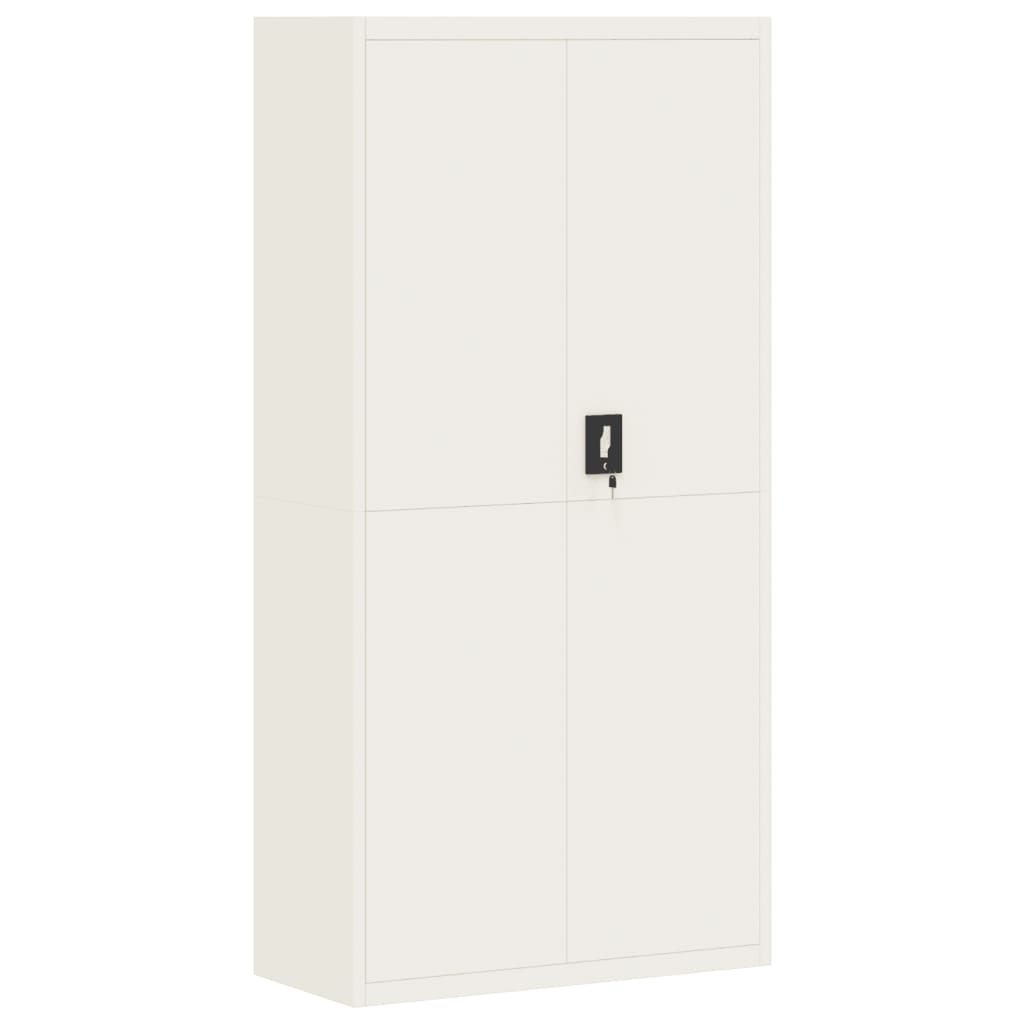 Cabinets & Cupboards File Cabinet White 90X40x180 Cm Steel