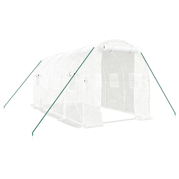 Greenhouse With Steel Frame White 8 Maa 4X2x2 Greenhouses