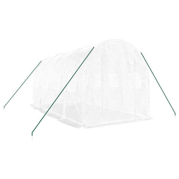 Greenhouse With Steel Frame White 8 Maa 4X2x2 Greenhouses