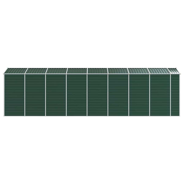 Vidaxl Garden Shed Green 191X725x198 Cm Galvanised Steel Sheds Summerhouses Carports