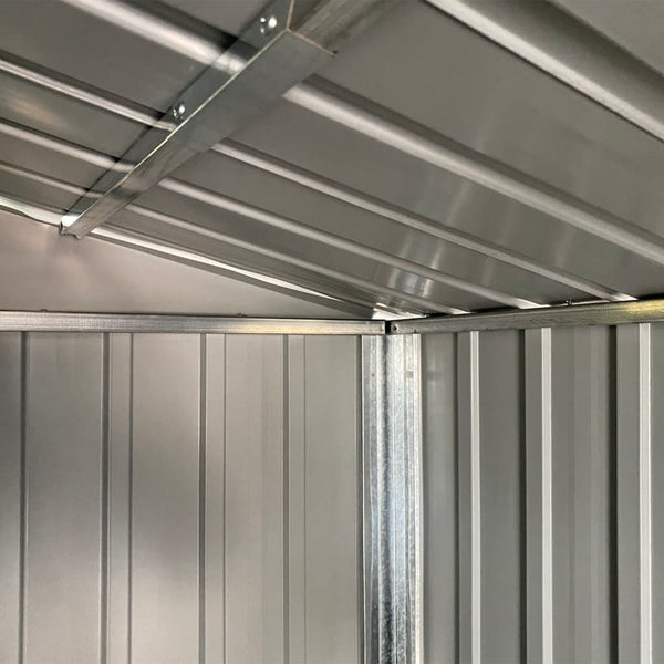 Vidaxl Garden Shed Brown 191X470x198 Cm Galvanised Steel Sheds Summerhouses Carports
