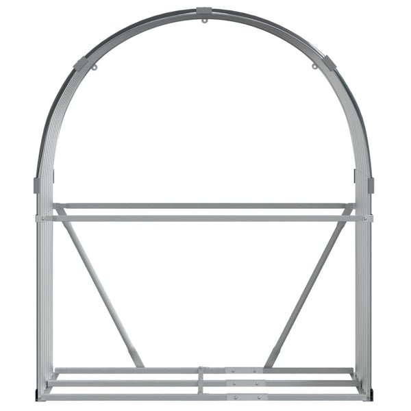 Vidaxl Log Holder Anthracite 120X45x140 Cm Galvanised Steel Firewood Racks
