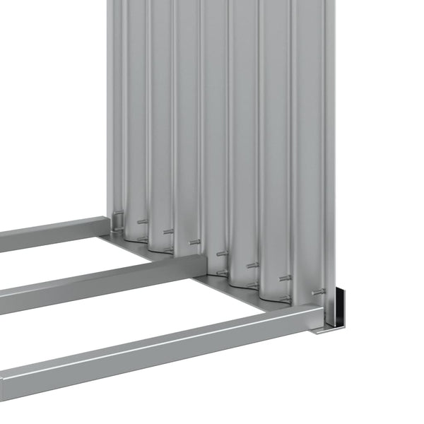 Vidaxl Log Holder Anthracite 120X45x140 Cm Galvanised Steel Firewood Racks