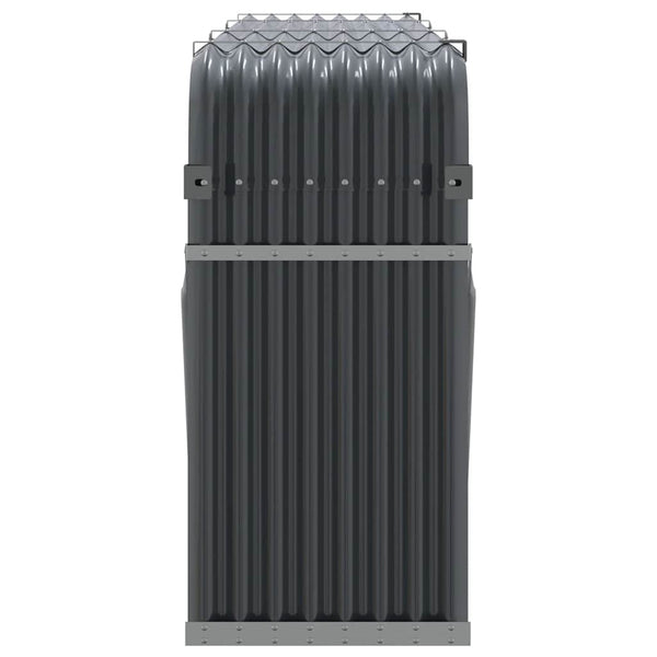 Vidaxl Log Holder Anthracite 234X45x100 Cm Galvanised Steel Firewood Racks