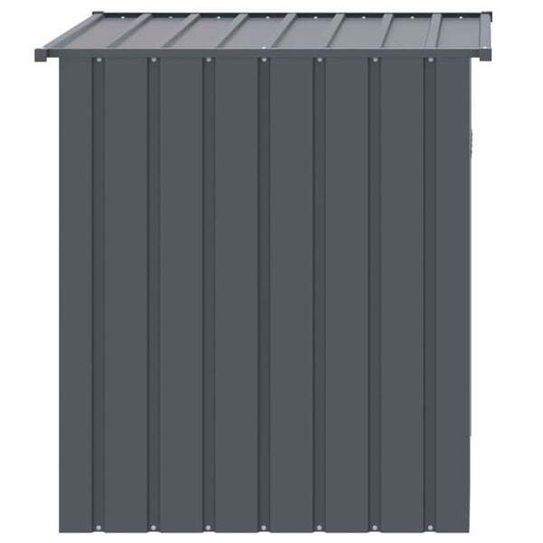 Vidaxl Dog House With Roof Anthracite 110X103x109 Cm Galvanised Steel Dog Cages