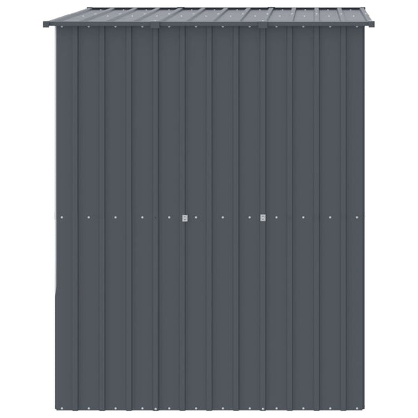 Dog House With Roof Anthracite 165X153x181 Cm Galvanised Steel Dog Kennels