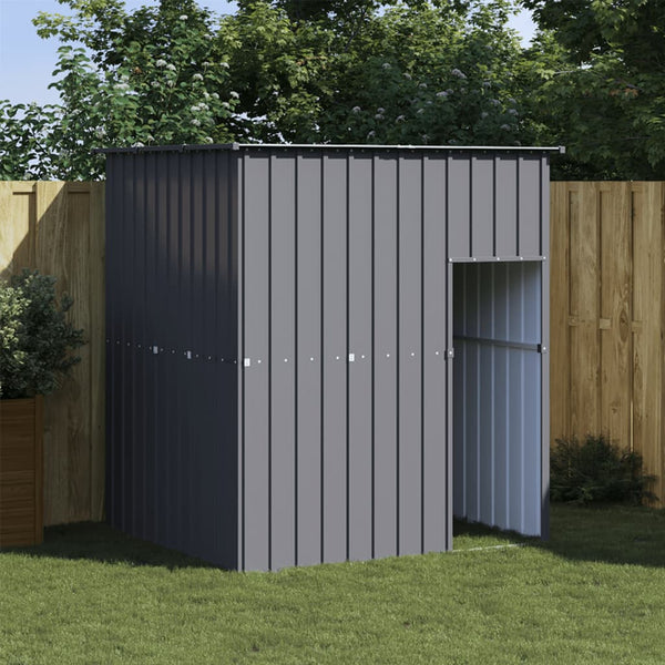 Dog House With Roof Anthracite 165X153x181 Cm Galvanised Steel Dog Kennels