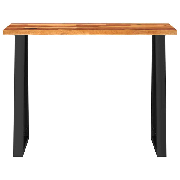 Vidaxl Console Table With Live Edge 110X35x80 Cm Solid Wood Acacia Tables