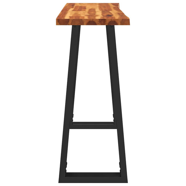 Vidaxl Console Table With Live Edge 110X35x80 Cm Solid Wood Acacia Tables