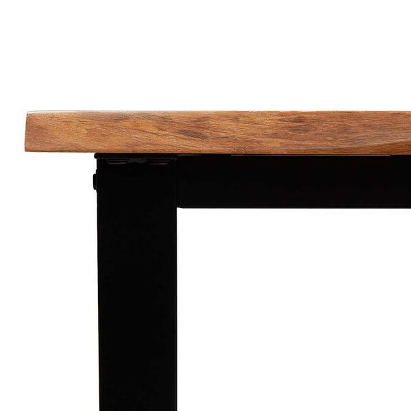 Vidaxl Console Table With Live Edge 110X35x80 Cm Solid Wood Acacia Tables