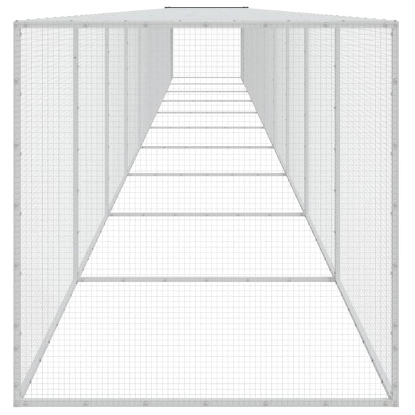 Small Animal Cages & Hutches Chicken Cage With Roof Anthracite 1003X98x90 Cm Galvanised Steel