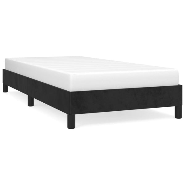 Bed Frame Black 107X203 Cm King Single Size Velvet King Single Bed Frames