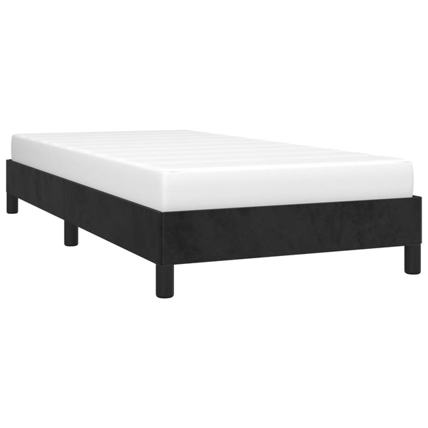 Bed Frame Black 107X203 Cm King Single Size Velvet King Single Bed Frames