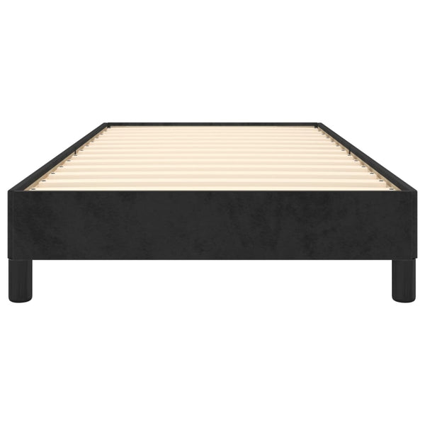 Bed Frame Black 107X203 Cm King Single Size Velvet King Single Bed Frames