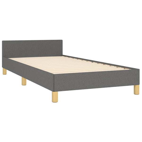 Vidaxl Bed Frame Without Mattress Dark Grey King Single Size Fabric King Single Bed Frames