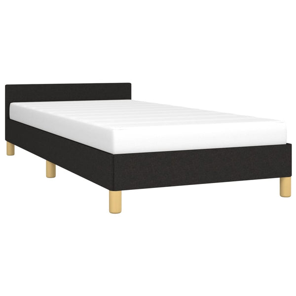 Bed Frame Black 107X203 Cm King Single Size Fabric King Single Bed Frames