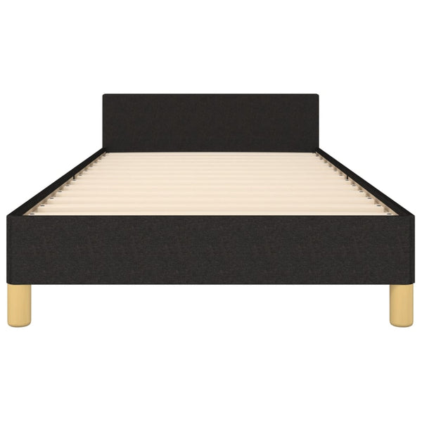 Bed Frame Black 107X203 Cm King Single Size Fabric King Single Bed Frames