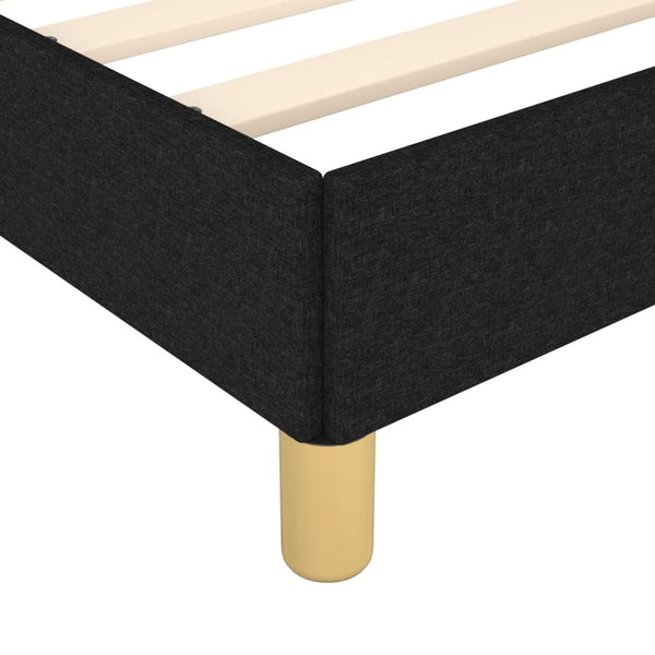 Bed Frame Black 107X203 Cm King Single Size Fabric King Single Bed Frames