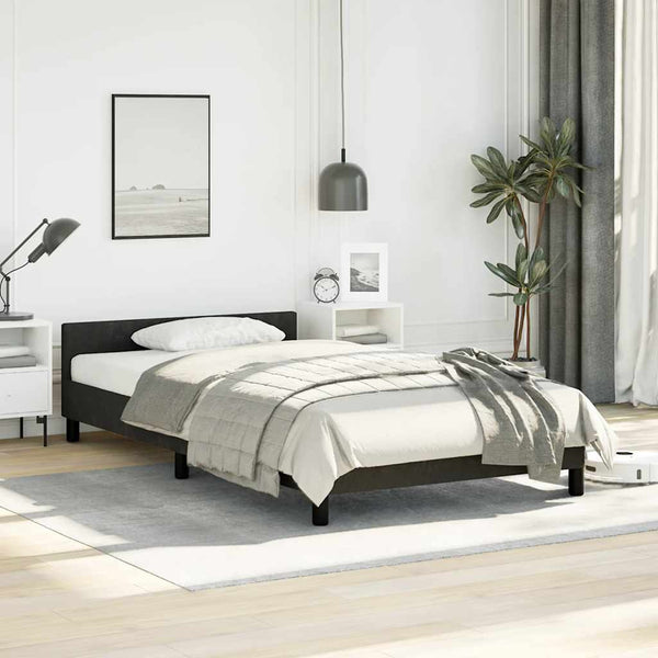 Vidaxl Bed Frame Without Mattress Black King Single Size Velvet King Single Bed Frames