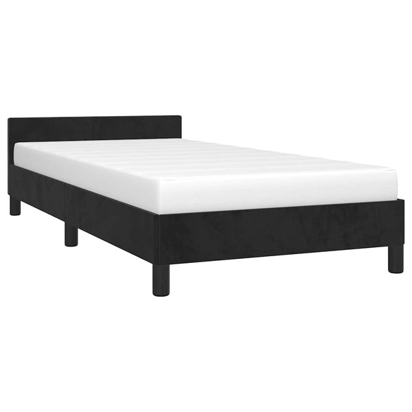 Vidaxl Bed Frame Without Mattress Black King Single Size Velvet King Single Bed Frames