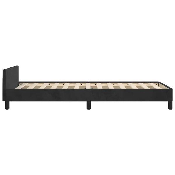Vidaxl Bed Frame Without Mattress Black King Single Size Velvet King Single Bed Frames