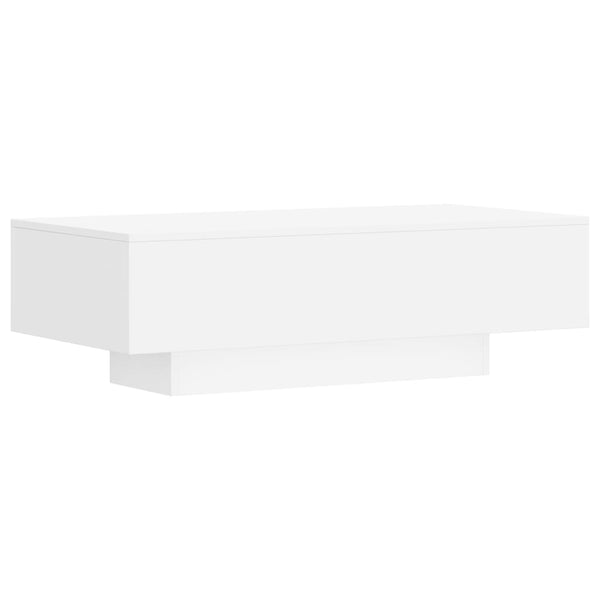 Coffee Table White 100X49.5X31 Cm Engineered Wood Coffee Tables