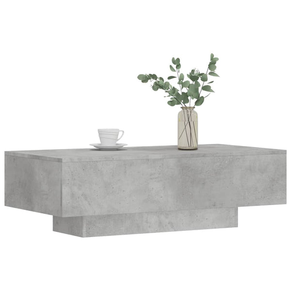 Coffee Table Concrete Grey 100X49.5X31 Cm Engineered Wood Coffee Tables