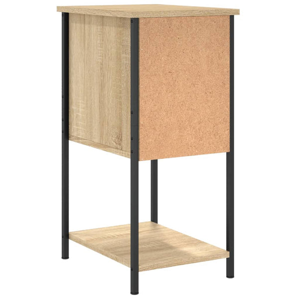 Vidaxl Bedside Cabinets 2 Pcs Sonoma Oak 32X42x70 Cm Engineered Wood Bedside Tables