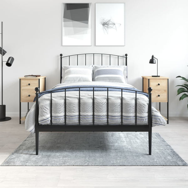 Vidaxl Bedside Cabinets 2 Pcs Sonoma Oak 32X42x70 Cm Engineered Wood Bedside Tables