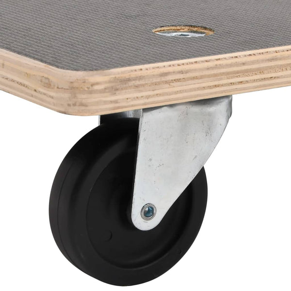 Tool & Equipment Trolleys Dolly Trolleys 2 Pcs Rectangular 50X35x11.5 Cm