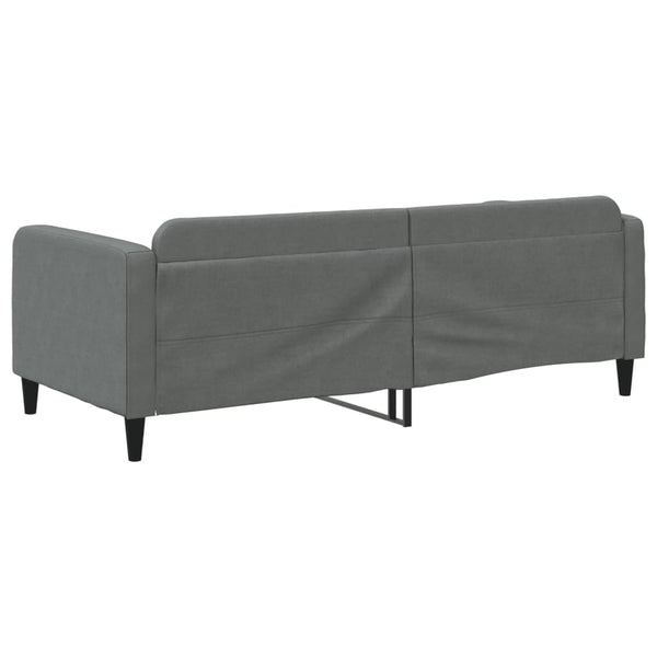 Vidaxl Day Bed Without Mattress Dark Grey 90X190 Cm Fabric Sofa Beds