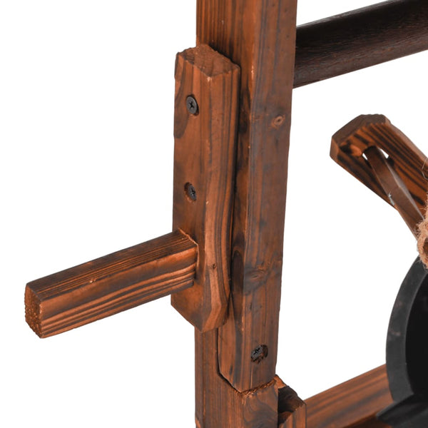 Wishing Well Fountain With Pump 57X50x112 Cm Solid Wood Fir Outdoor Fountains