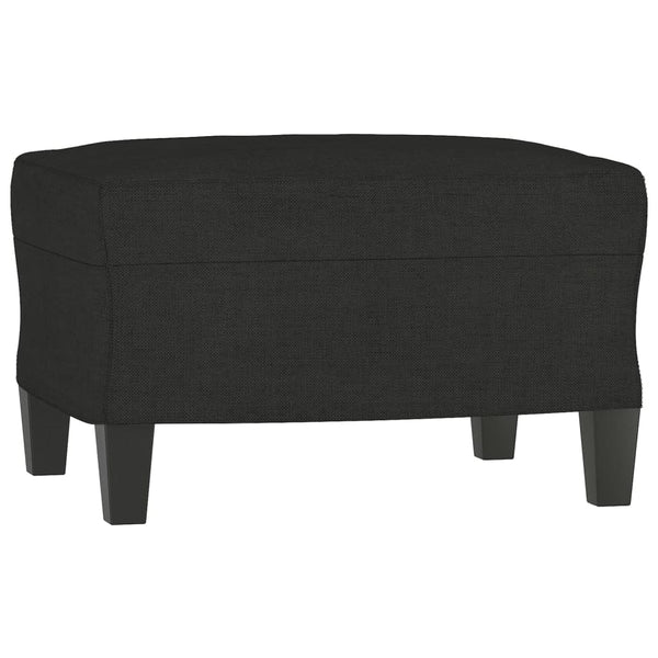 Vidaxl 3 Piece Sofa Set With Cushions Black Fabric Sofas Armchairs & Couches