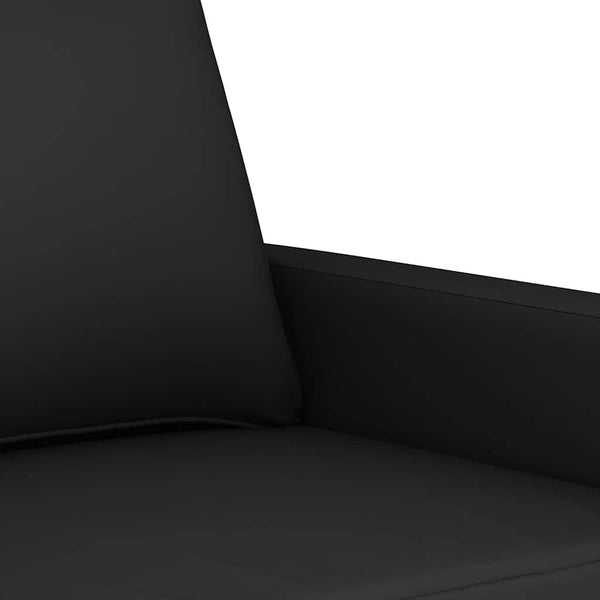Vidaxl 3 Piece Sofa Set With Cushions Black Velvet Sofas Armchairs & Couches