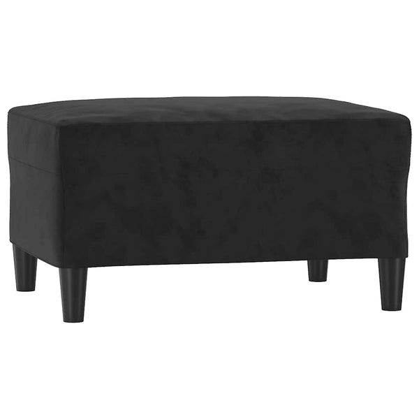 Vidaxl 3 Piece Sofa Set With Cushions Black Velvet Sofas Armchairs & Couches