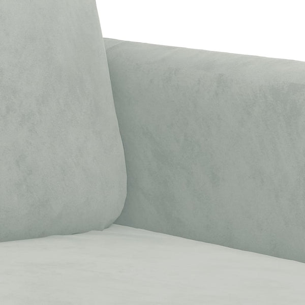 Vidaxl 2 Piece Sofa Set Light Grey Velvet Sofas Armchairs & Couches