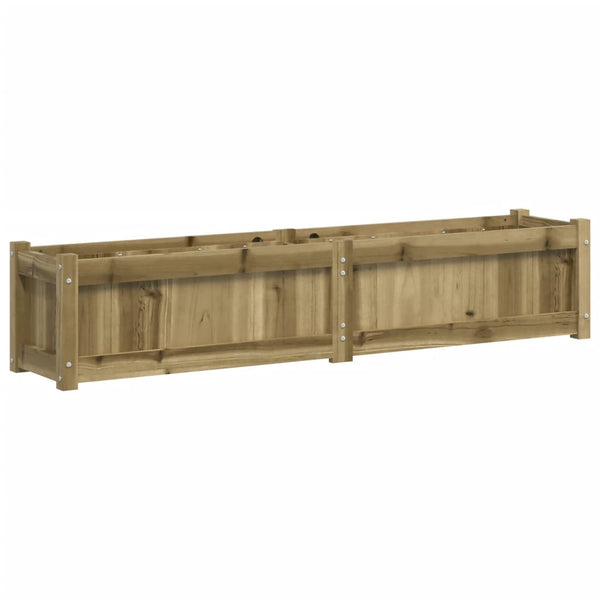 Vidaxl Garden Planters 2 Pcs Impregnated Wood Pine Planters & Vases