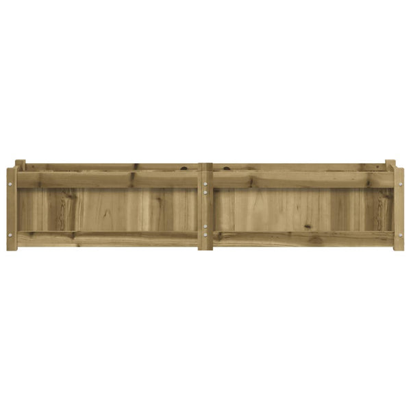 Vidaxl Garden Planters 2 Pcs Impregnated Wood Pine Planters & Vases