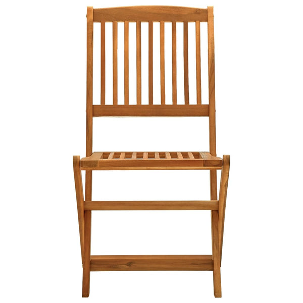 5 Pieces Garden Dining Set Solid Wood Acacia Outdoor Dining Sets