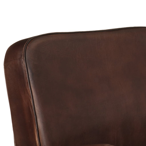 Sofa Chair Brown Real Leather Sofas Armchairs & Couches