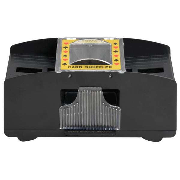 Vidaxl Automatic Card Shuffler Black 2 Decks Playing Cards