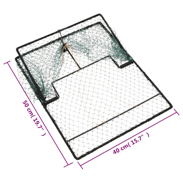 Vidaxl Bird Trap Green 50X40 Cm Steel Bird Cages