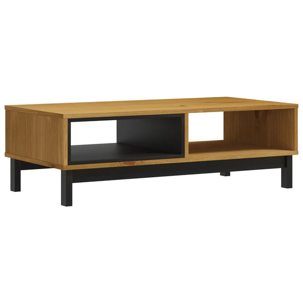 Coffee Table Flam 100X50x32.5 Cm Solid Wood Pine Coffee Tables