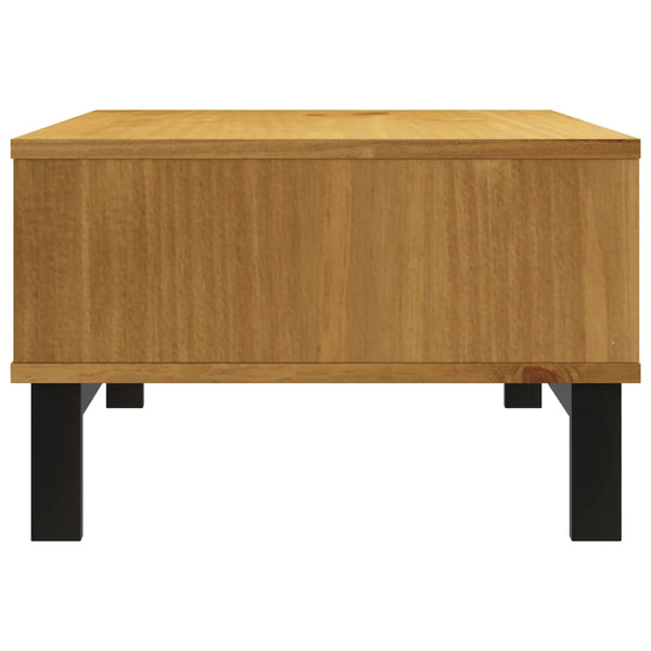 Coffee Table Flam 100X50x32.5 Cm Solid Wood Pine Coffee Tables