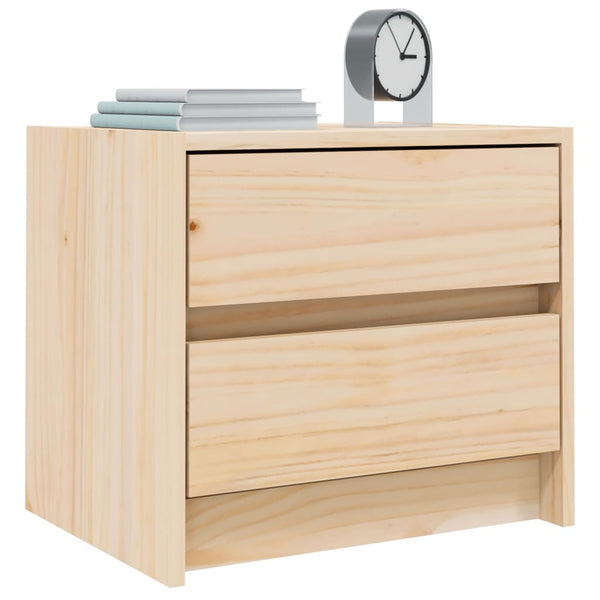 Bedside Tables Bedside Cabinet 40X31x35.5 Cm Solid Wood Pine