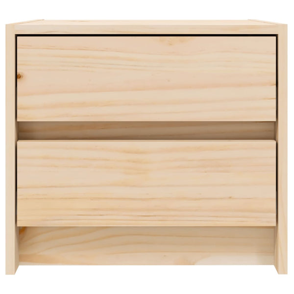 Bedside Tables Bedside Cabinet 40X31x35.5 Cm Solid Wood Pine