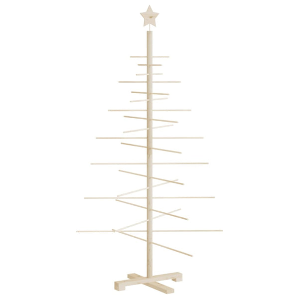 Vidaxl Christmas Tree For Decoration 150 Cm Solid Pine Seasonal Decorations