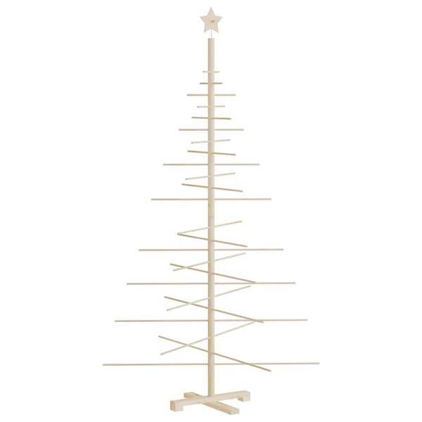 Vidaxl Christmas Tree For Decoration 180 Cm Solid Pine Seasonal Decorations