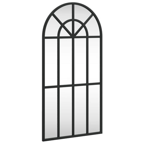 Wall Mirror Black 30X60 Cm Arch Iron Mirrors